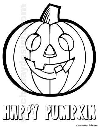 happy halloween pumpkin coloring pages  getcoloringscom