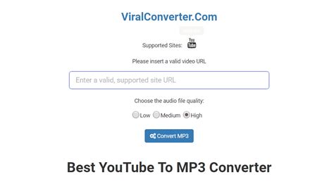 how to convert from youtube to mp3 with viral converter