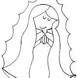 Coloring Pages Lady Virgencita Post sketch template