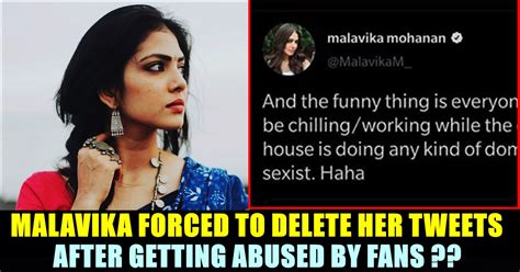 Fans Made Malavika Mohanan To Delete Her Tweet Twice Chennai Memes