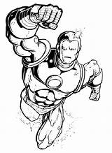 Coloring Pages Superhero Marvel Squad Super Hero Kids Sheets Print Iron Man Colouring Ironman Popular sketch template