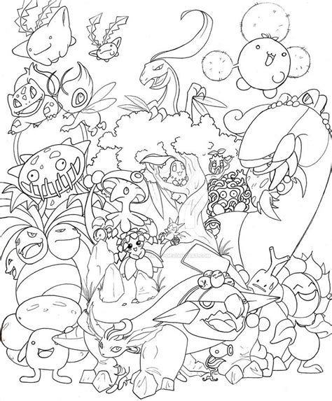 pokemon collage coloring pages coloring pages