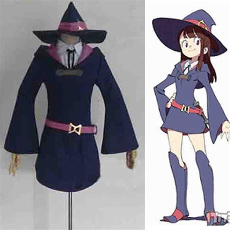 Anime Little Witch Academia Akko Kagari Cosplay Costum Custom Made In