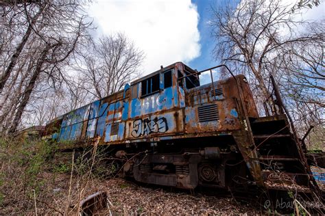 conrail locomotive abandoned abandoned building photography