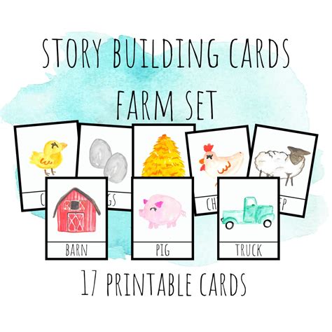 story telling cards digital story builder pretend play etsy