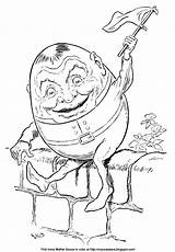 Humpty Dumpty Coloring Sheets sketch template