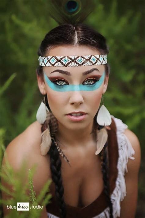 20 seriously cool and easy halloween makeup ideas american indian