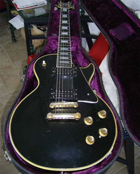gibson les paul custom reissue black beauty fretless  premier guitar