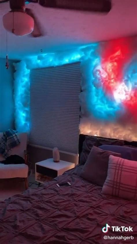 cloud wall video led room lighting bedroom decor lights led