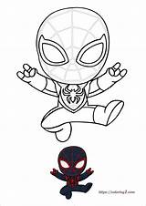 Spiderman Morales Sheets sketch template