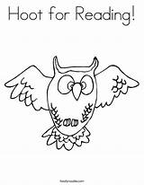 Coloring Owl Hoot Reading Flying Owls Pages Penguin Thank Whoo Built California Usa Twistynoodle Getdrawings Noodle Getcolorings Color sketch template