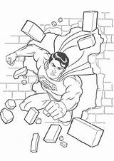 Superman Through sketch template