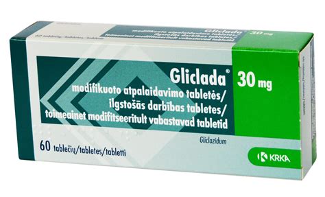 gliclada mg tabletes