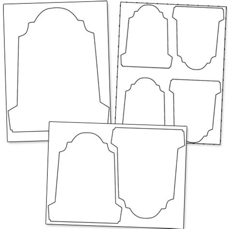 tombstone template  clipart