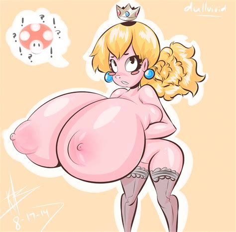 rule 34 big breasts blush breast expansion breasts dullvivid female princess peach super mario