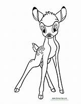 Bambi Coloring Pages Disney Printable Book Disneyclips Combative Funstuff sketch template
