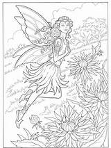 Coloring Pages Fairy Dover Publications sketch template