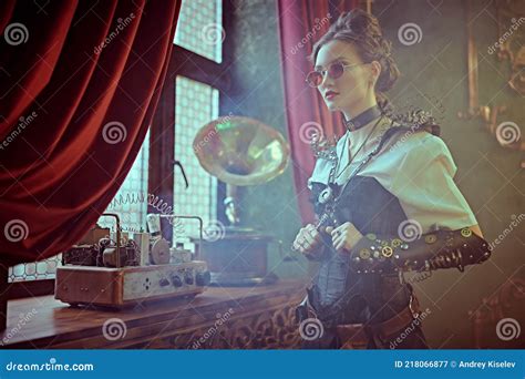 lady scientist examining cheese sample  petri dish poor quality food check stock photography