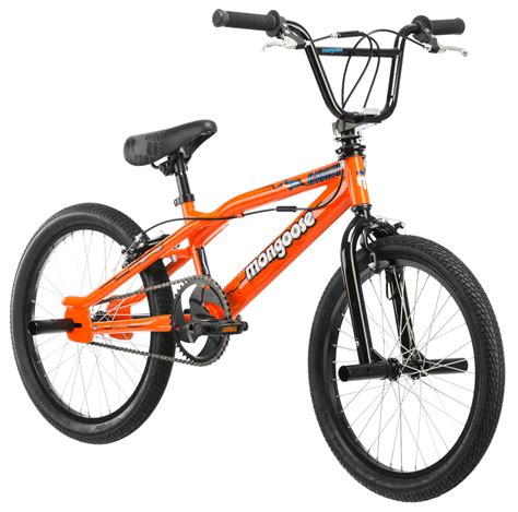 mongoose bionic  bmx freestyle bike orange