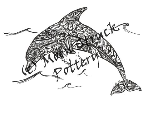 animal coloring page dolphin coloring page adult coloring