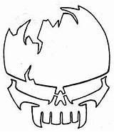 Skull Stencil Stencils Line Drawings Drawing Clipart Simple Skulls Clip Cliparts Easy Clipartbest Leather Deviantart Patterns Templates Tattoo Punisher Side sketch template