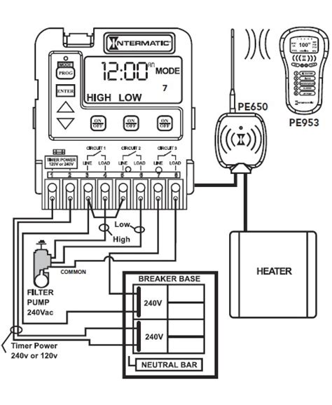 intermatic pool pump timer wiring diagram wiring diagram pictures