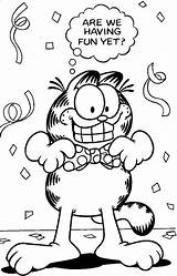 Coloring Pages Garfield Christmas Printable Pdf Sheets Color Visit Summer Getdrawings Getcolorings Games Girls sketch template