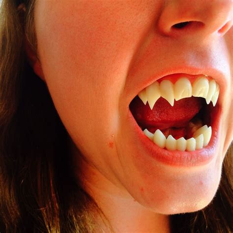 werewolf teeth dental cosmetics female vampire