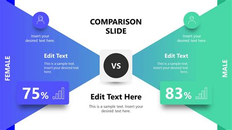 modern comparison  template  powerpoint