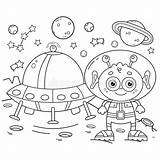 Alien Saucer 30seconds sketch template