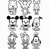 Disney Coloring Pages Cute Cuties Characters Easy Clipart Character Kawaii Kids Cartoon Color Printable Colorings Getcolorings Polyvore 2699 Maisa Azcoloring sketch template