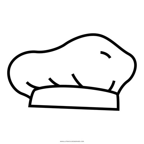 chef hat coloring page ultra coloring pages
