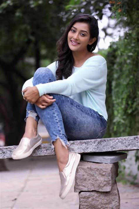 Actress Pooja Jhaveri Latest Photos In Blue Top Jeans Glamorous
