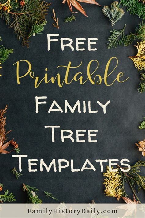 family tree book template addictionary