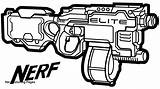 Nerf Colouring sketch template