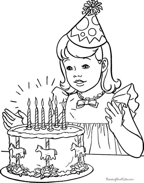 printable coloring birthday cards coloring home