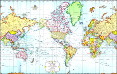 world map