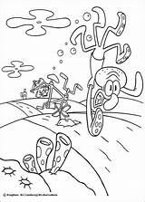 Coloring Squidward Pages Tentacles Spongebob Popular Tattoo sketch template