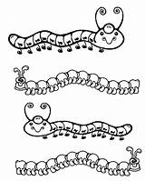 Caterpillar Coloring Pages Printable Color Hungry Book Popular Library Clipart Kids Coloringpagebook sketch template
