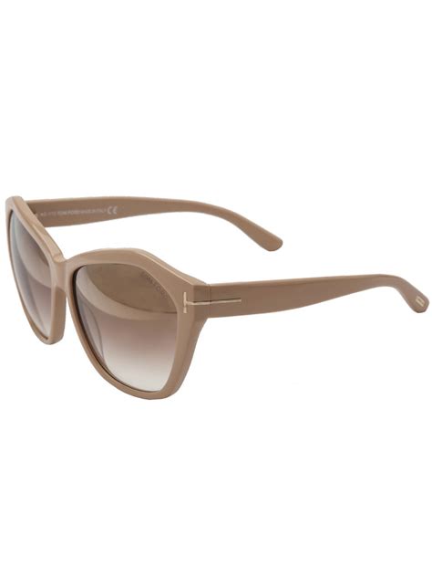 tom ford angelina sunglasses in natural lyst