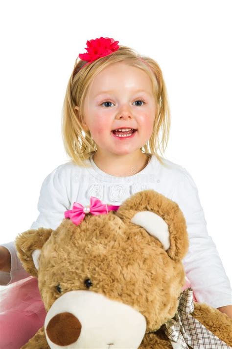 cute preschool girl stock image image   innocence