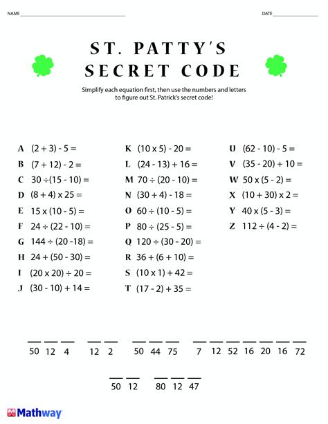 printable secret code word puzzle  kids  puzzle