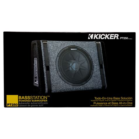 powerful kicker pt subwoofer  amplifier