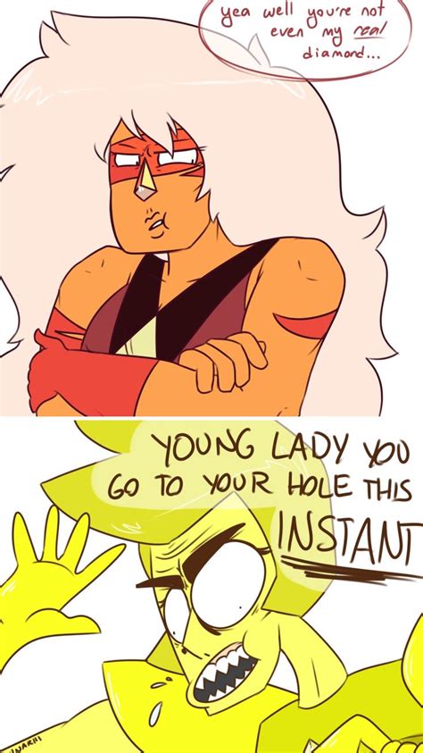 Jasper And Yellow Diamond Steven Universe Comic Steven