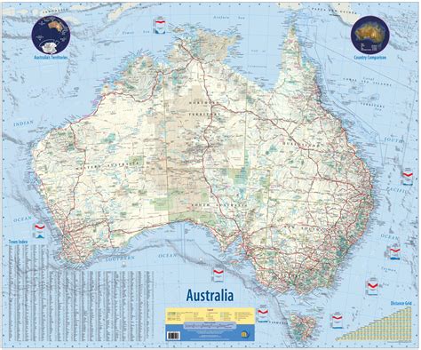 australia detailed map mapsofnet