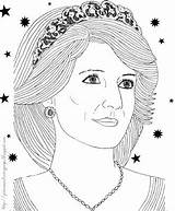 Princess Coloring Pages Diana Brings sketch template