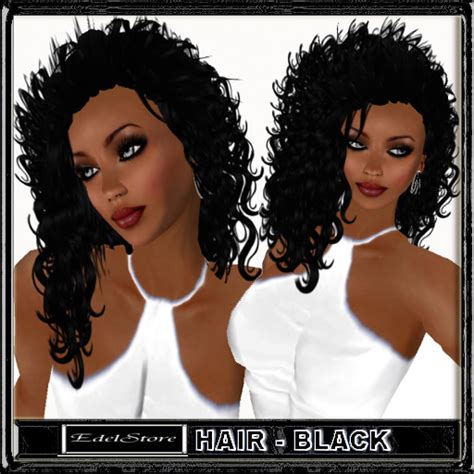 second life marketplace woman hair maya black hair girl hair