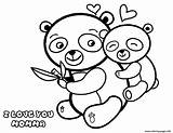 Coloring Pages Panda sketch template
