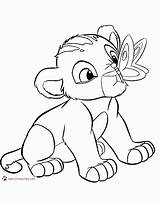 Lion Coloring Simba Baby Nala Cub Mewarnai Singa Ausmalen Roi Malvorlagen Löwen Ausmalbild Disneyclips König Paud Nuevas Marimewarnai Bebé Simpático sketch template