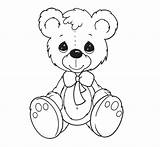 Sad Urso sketch template